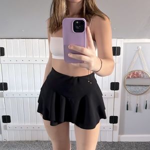 ruffled shorts